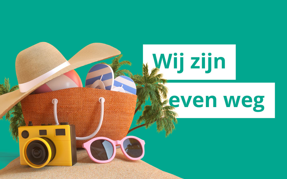 vakantiesluiting banner algemeen